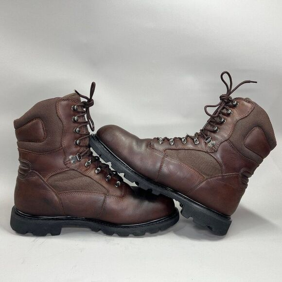 Rocky Ranger Boots Men's 12 Brown Leather Gore-Tex Insulated Vibram Waterproof - Picture 7 of 14